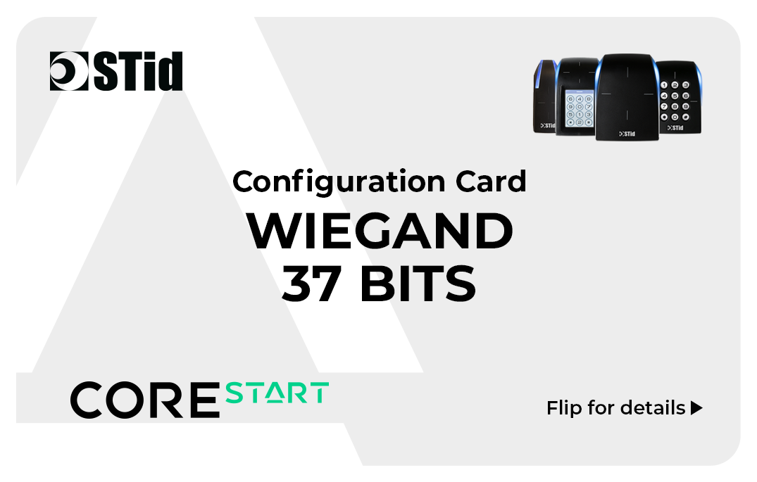 pre configured wiegand 37 badge