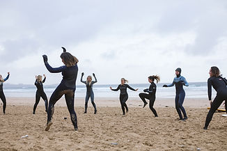 warming up before surfing GandG_April_ByBellaBunce-26.jpg