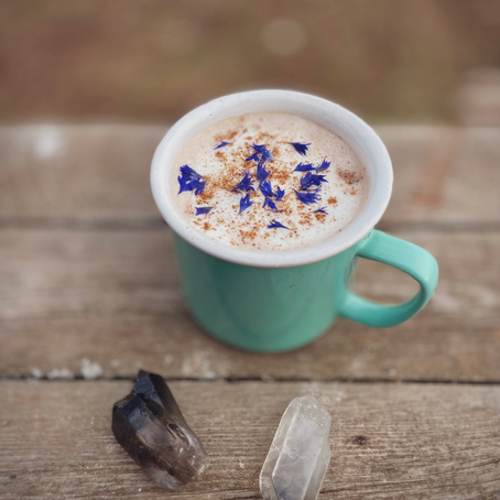 Dark + Stormy Mushroom Cocoa Latte