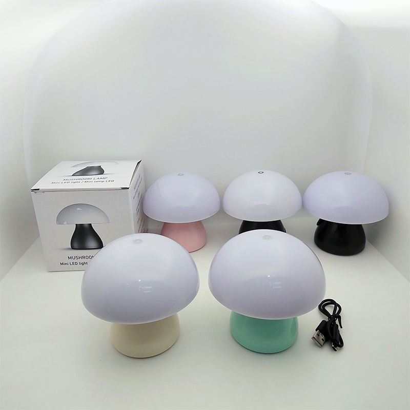 Thumbnail: Mushroom LED Table Lamp – Ambient Touch Light, USB-C Rechargeable