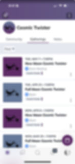 online community gatherings and events