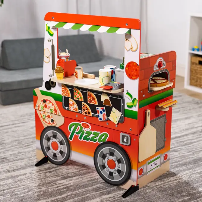 Thumbnail: Wooden Pizza Food Truck Activity Center
