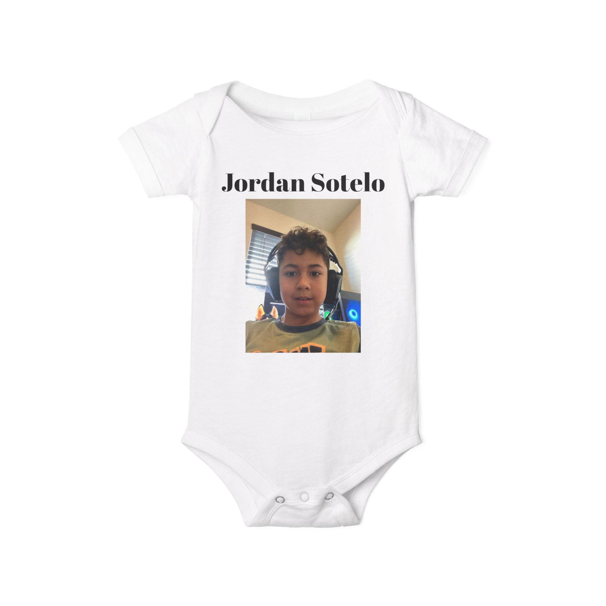 Jordan Sotelo's Baby Bodysuit
