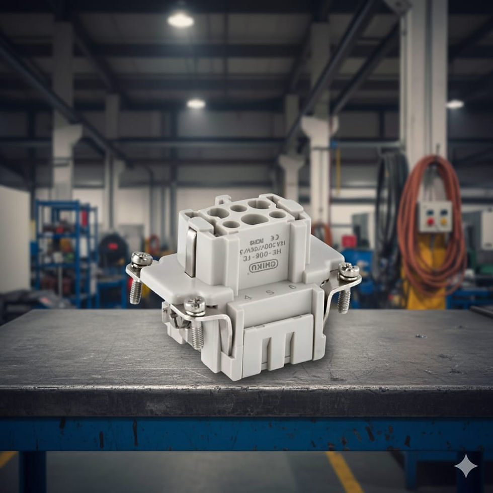 Miniatura: Female industrial connector.