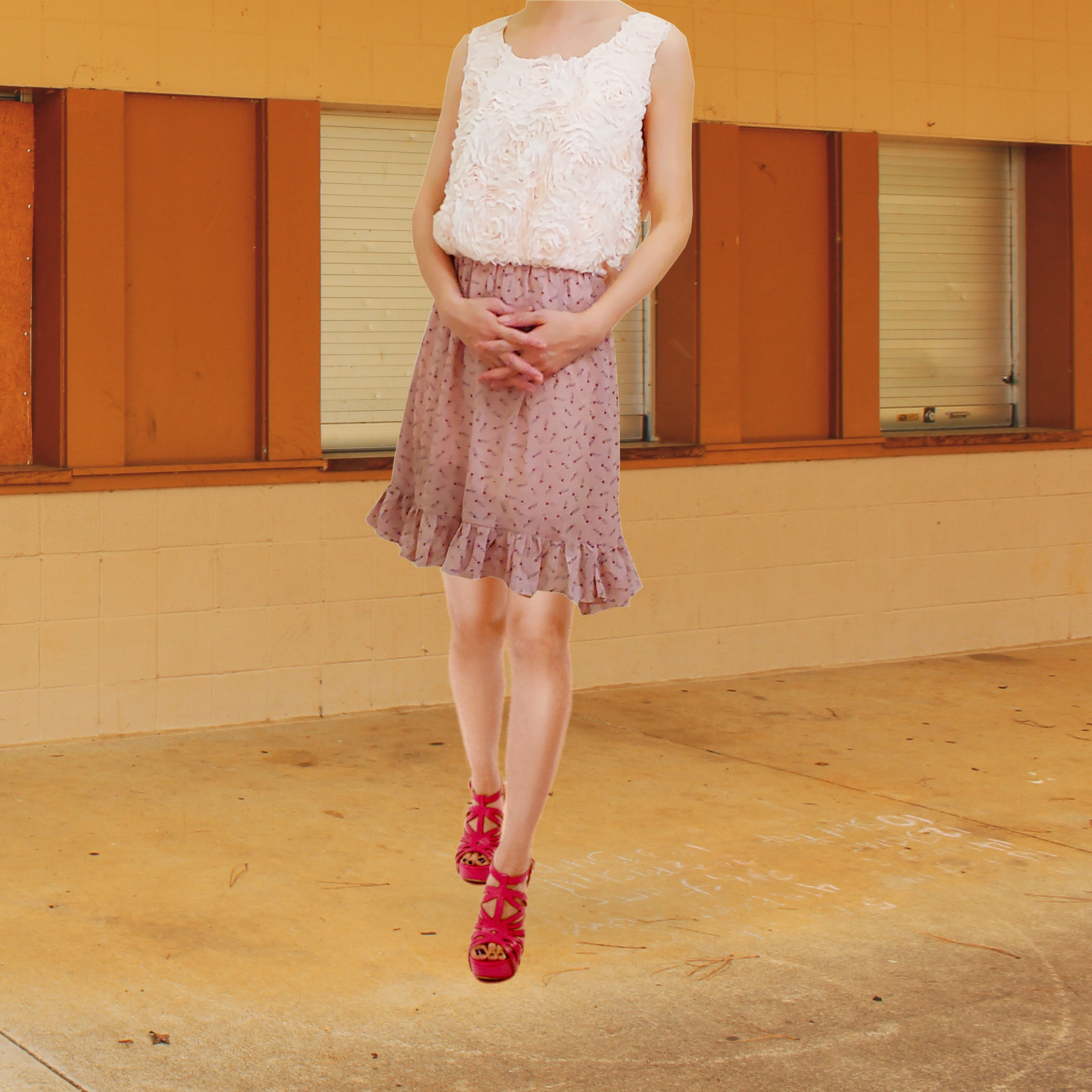 Rosa One-Piece Dress OP9 (Korean Fashion)