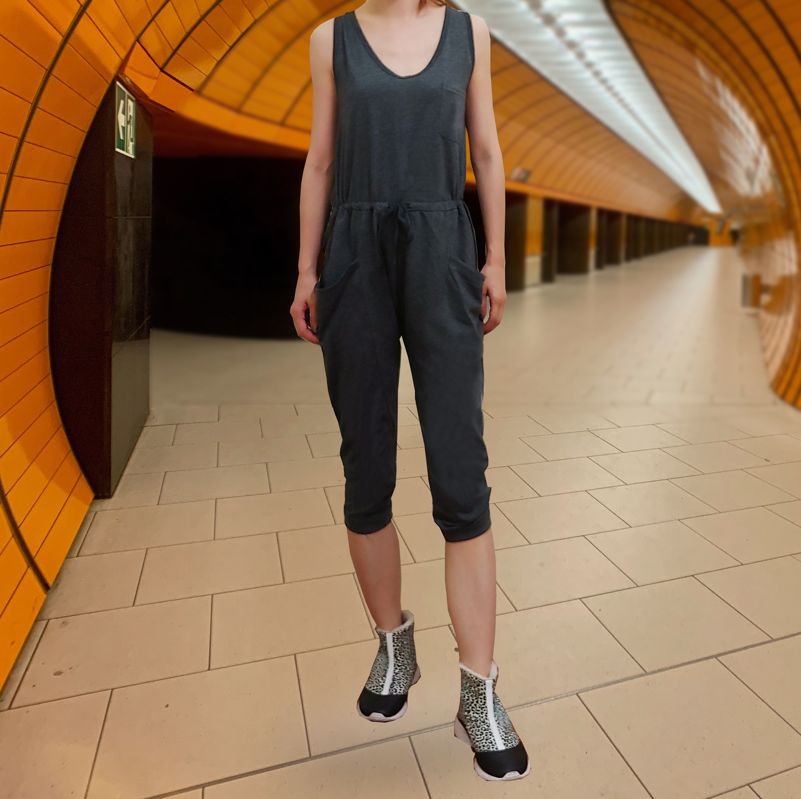 Casual Straps Jumpsuit TR7 (Korean Fashion)