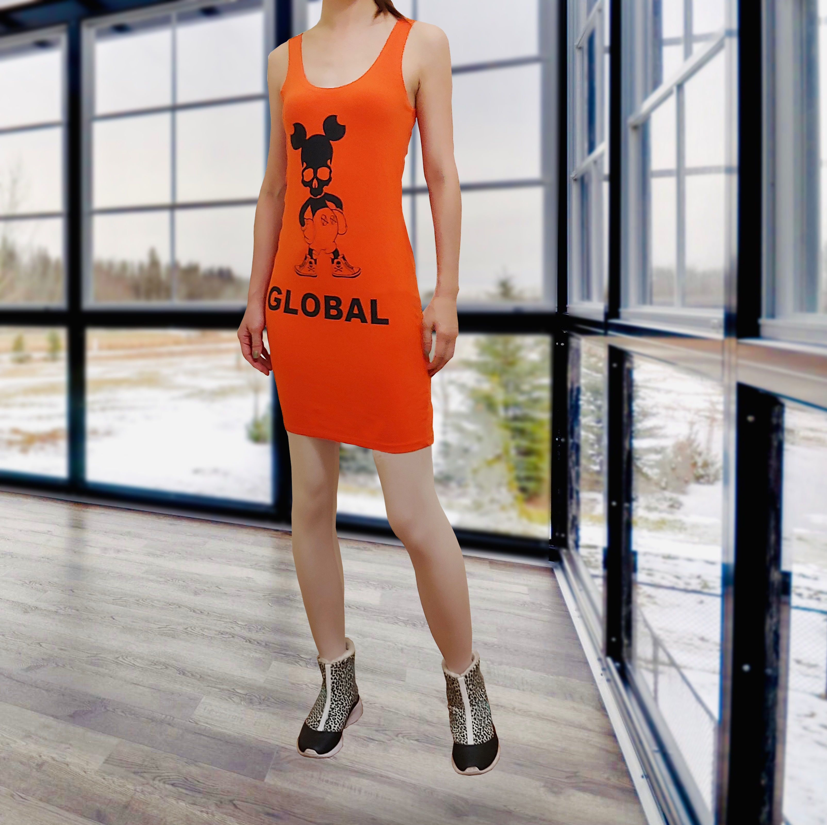 Global Skull Vest SL37 (Korean Fashion)