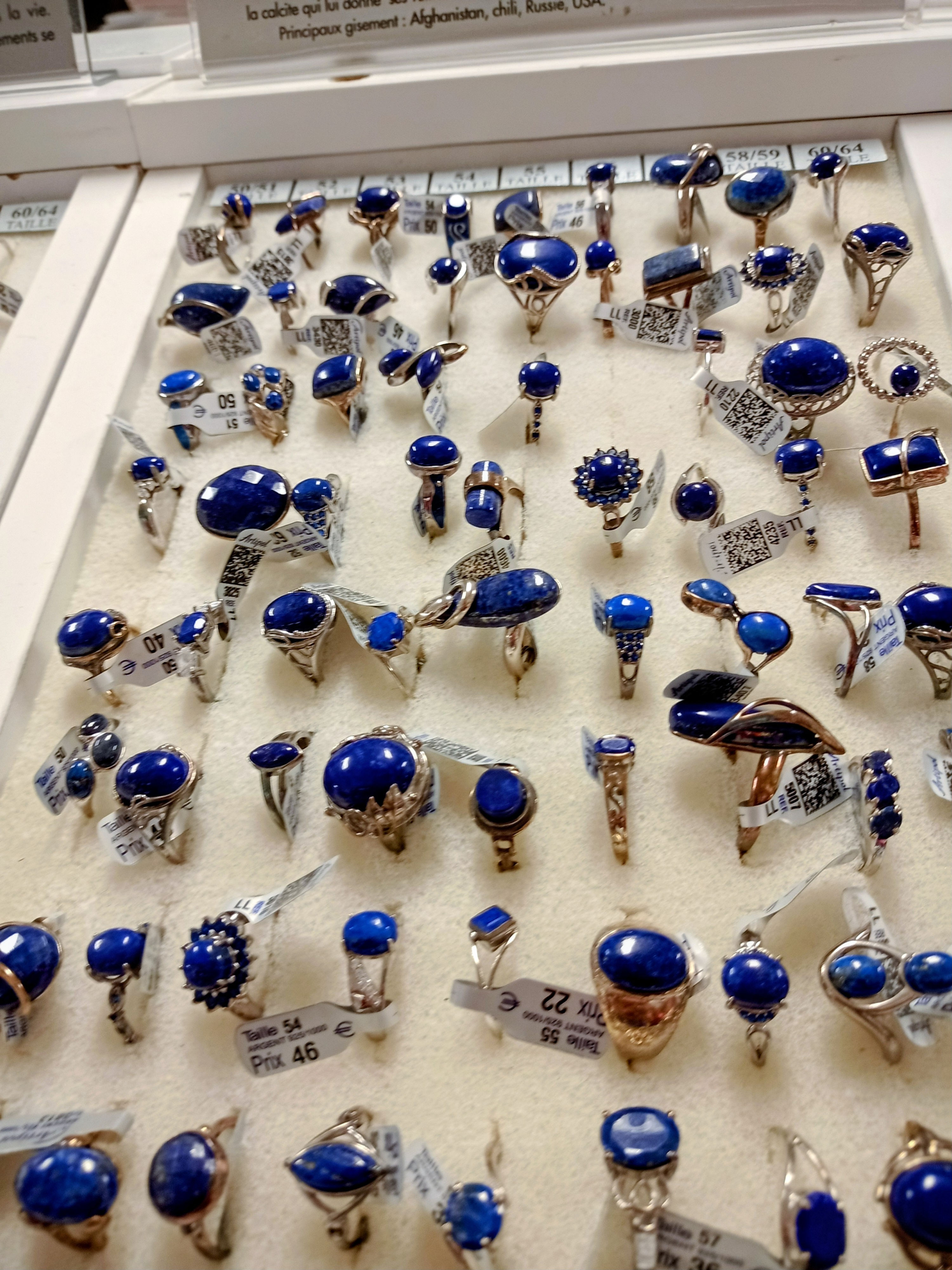 Bague en lapis lazulli (retrait en boutique)