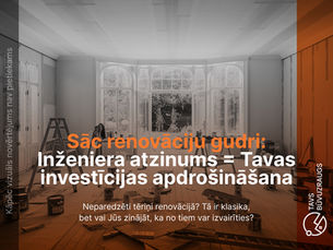 Tehniskā apsekošana pirms renovācijas: