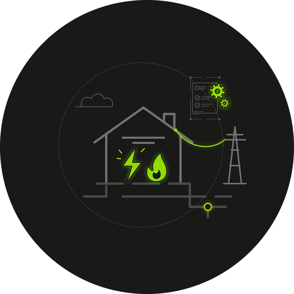 Electricity and Gas icon