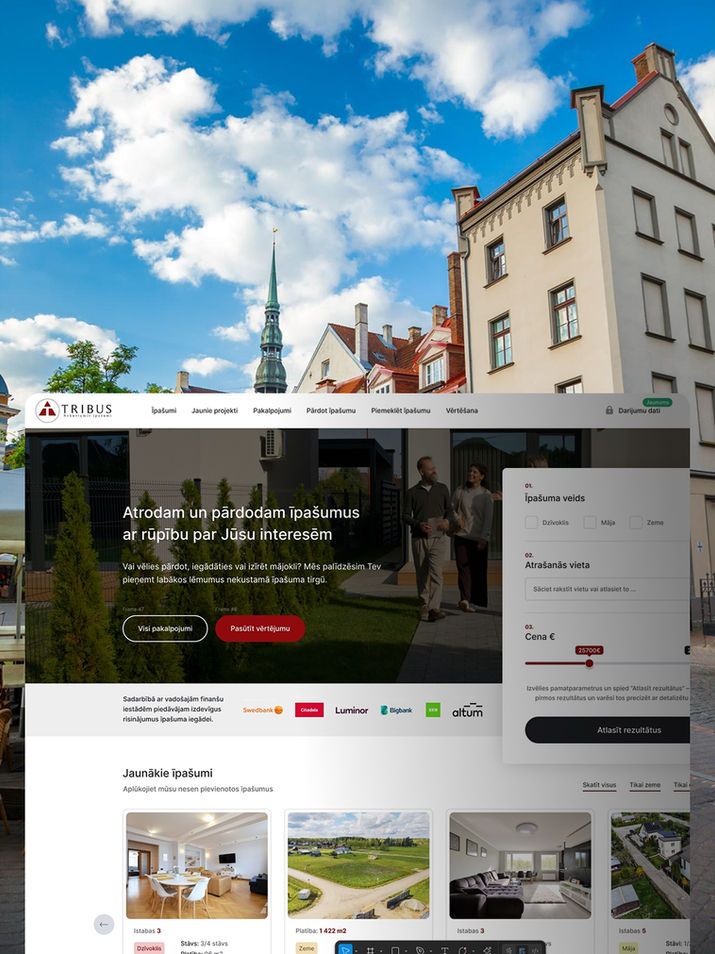 Nekustamo īpašumu mājas lapa