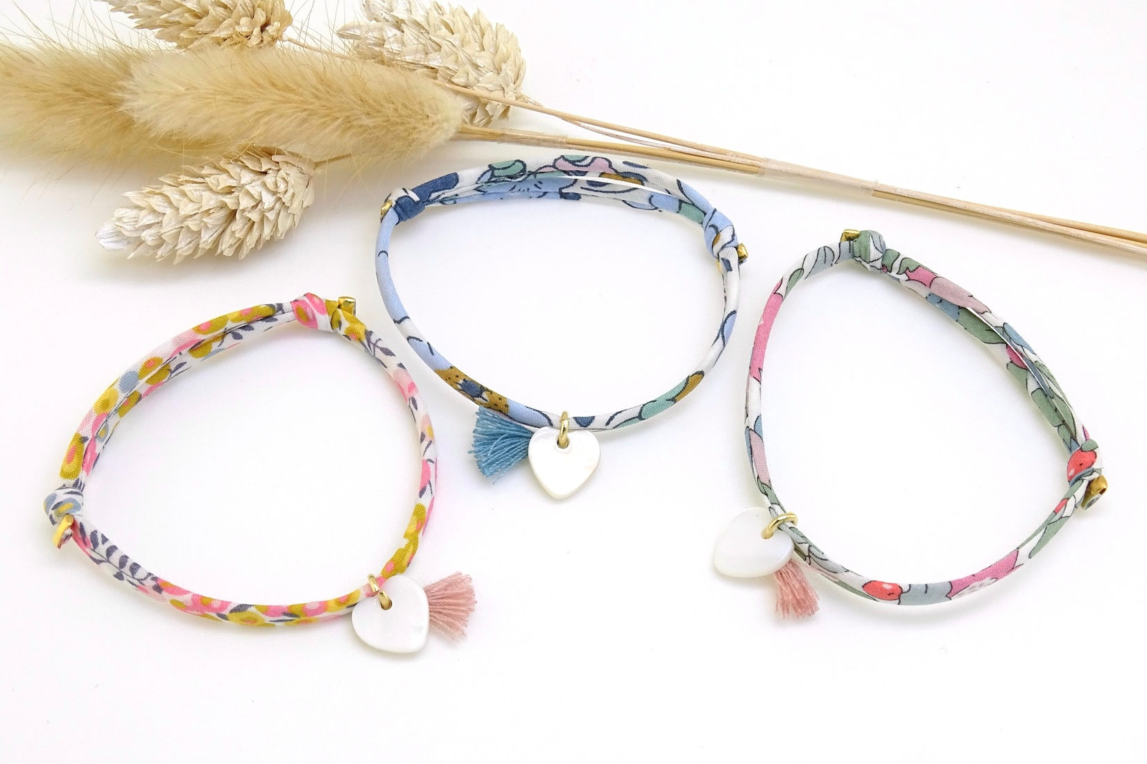 Bracelet Liberty coeur nacre
