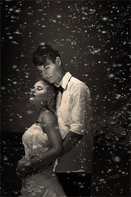 A Romantic Christmas Snowfall