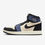 Thumbnail: Air Jordan 1 high-top sneaker in blue, black, and beige colors.