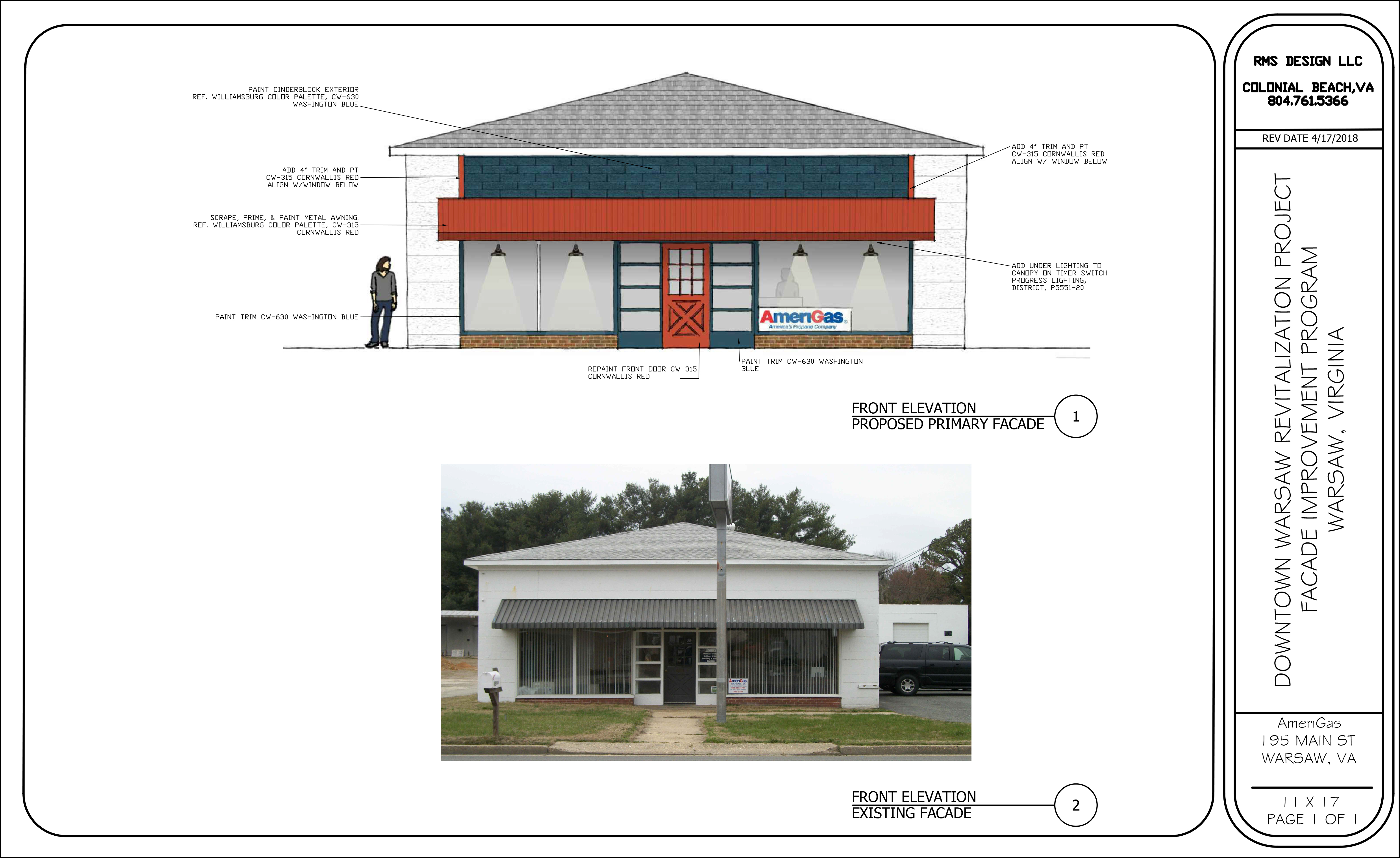 Revitalized Amerigas Storefront