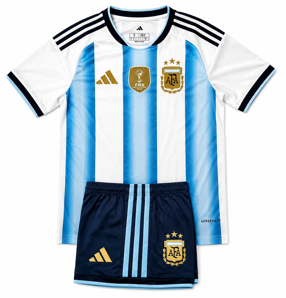 Argentina 2022 FIFA World Cup Champions Home Football Kit