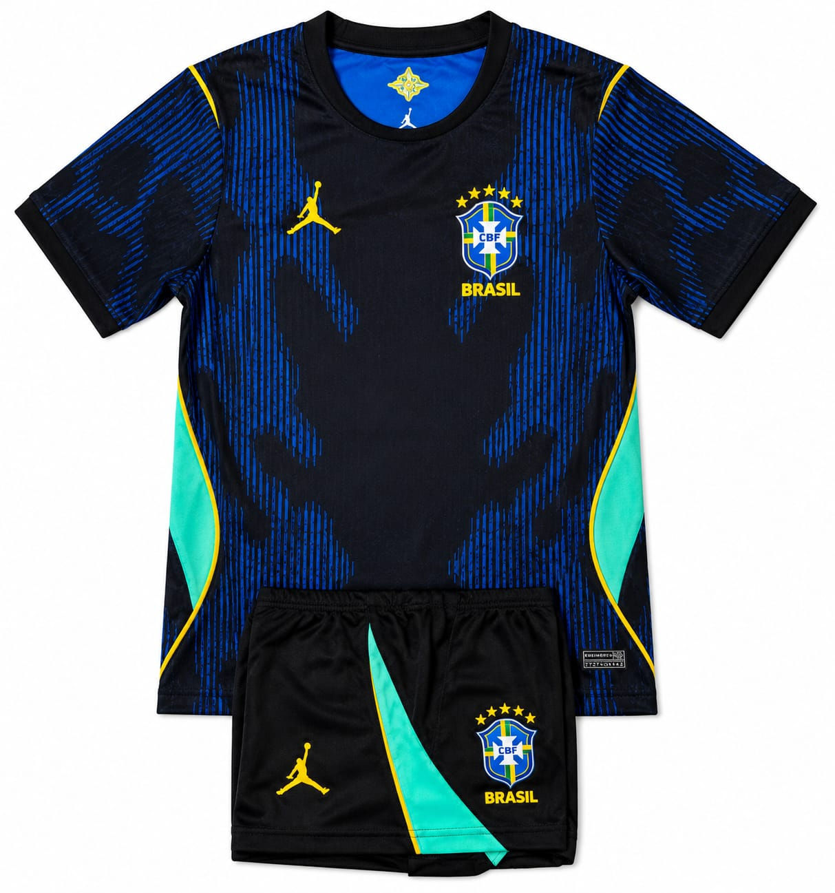 Brazil Black Special Edition Football Kit (2024–25 Concept Design)