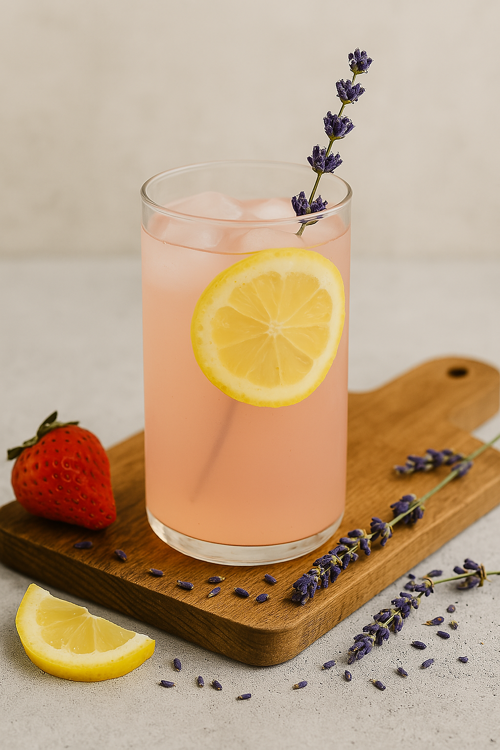 Strawberry Lavender Lemonade (All Natural)