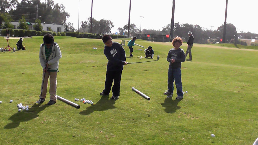 First chipping lesson