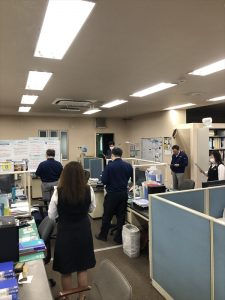 ソーシャルディスタンス朝礼