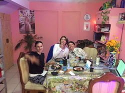 Dani, Chris y Nora , (Ale tomó la foto).