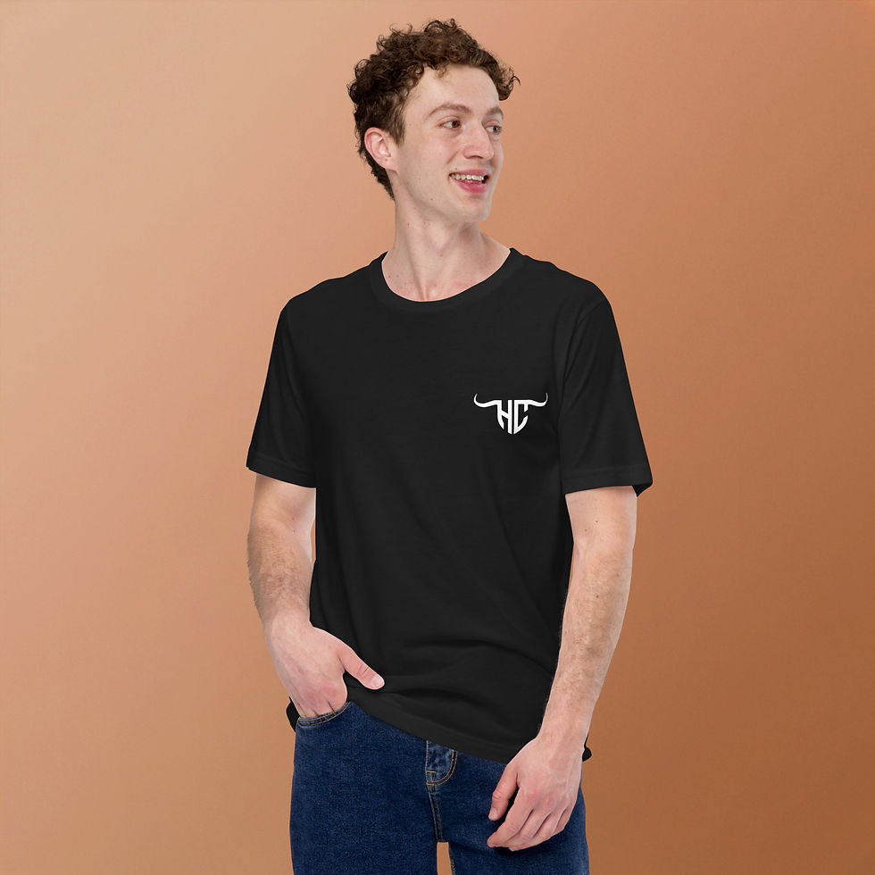 Thumbnail: Highland Creek Farmstead Logo Unisex t-shirt