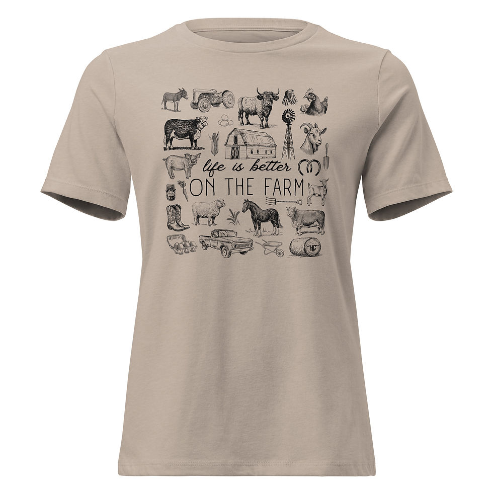 Thumbnail: Life is Better on The Farm - Relaxed Women's Tee