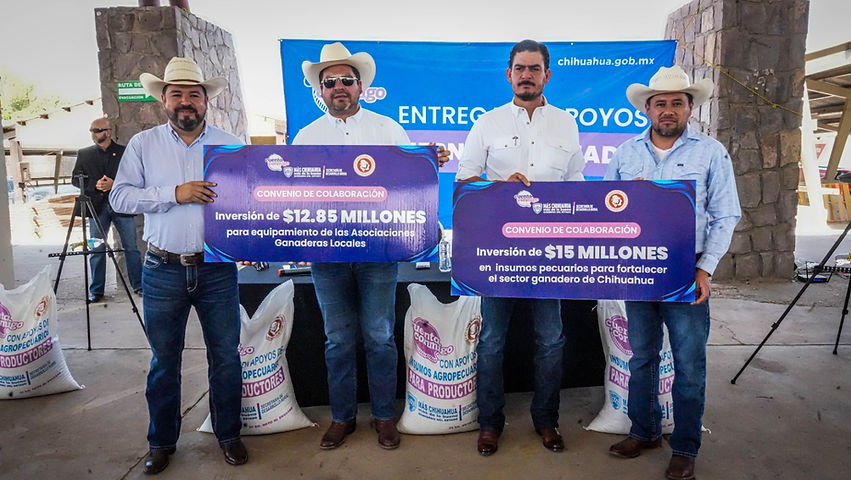 Invierten más de 28 mdp para fortalecer la ganadería en Chihuahua