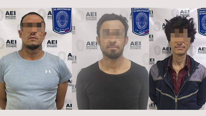 capturan a tres presuntos ladrones de viviendas en parral