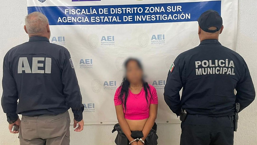 detenida por el delito de robo agravado en parral
