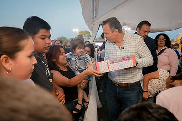 Marco Bonilla celebra la niñez en Camargo junto a 2 mil 500 familias