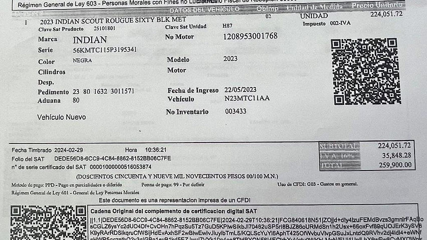 fue un prestamo a los motociclistas la compra de la motocicleta