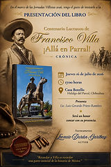 El cronista Leoncio Durán presentará su nuevo libro “Francisco Villa ¡Allá en Parral!”