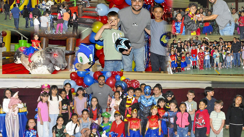 con gran exito la subseccion 12 del sntsa festejo el dia del nino en guadalupe y calvo