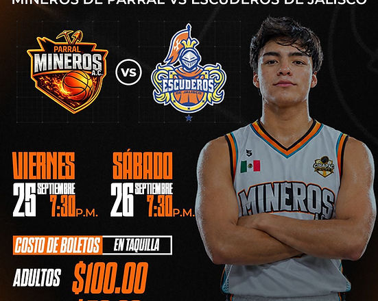 ¡A hacer temblar la duela! Mineros de Parral están listos para enfrentarse a los Escuderos de Jalisco