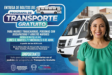 Hoy arranca la entrega de boletos del programa Transporte Gratuito