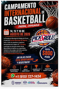 Inscribe a tus hijos en el Campamento Internacional de Básquetbol 2026