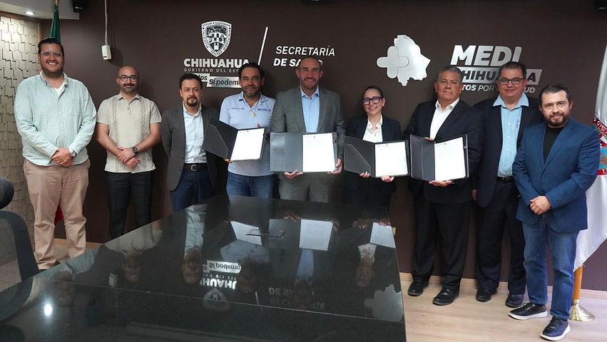 Chihuahua firma convenio con farmacéutica Boehringer Ingelheim para atender enfermedades cerebrales