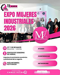 ¡Atención emprendedoras! Llega la 11.ª Expo Mujeres Industriales 2026 de Canacintra