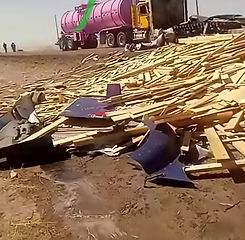 Un fallecido tras choque de dos tractocamiones en la carretera libre a Chihuahua