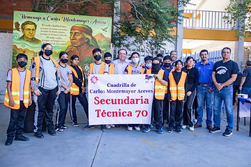 Lleva alcalde el programa Limpiando tu Ciudad a las secundarias técnicas 53 y 70