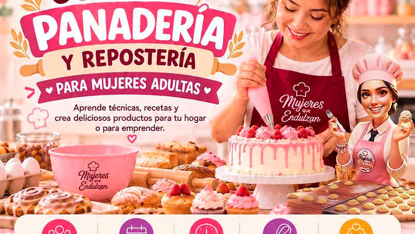 invitan a mujeres de guadalupe y calvo a capacitarse en pasteleria y reposteria