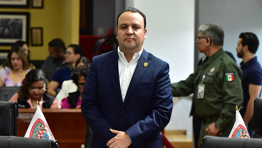 El diputado Memo Ramirez expone los fundamentos de su voto a favor del dictamen para financiar obras en Chihuahua