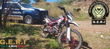 Recuperan motocicleta con reporte de robo en los campos Bicentenario