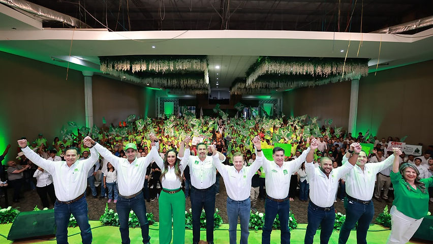 Recibe Cruz Pérez el respaldo de la dirigencia nacional del Partido Verde
