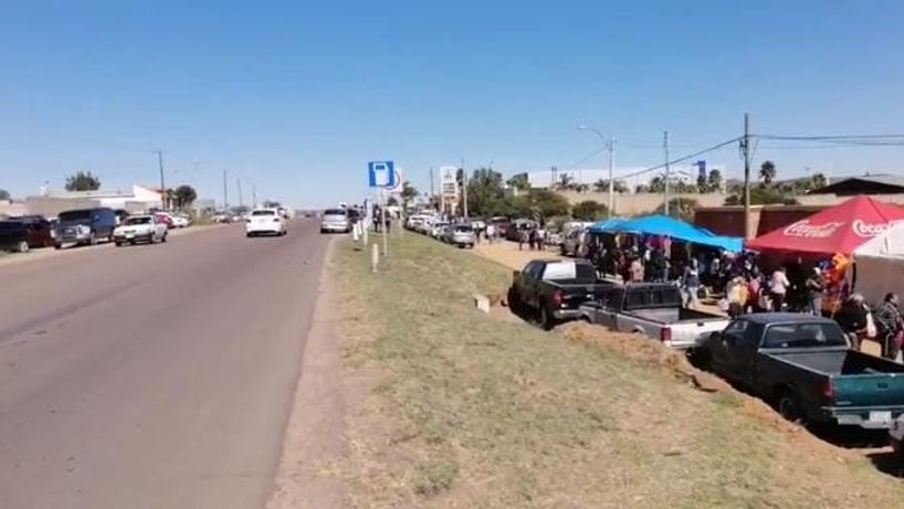 faltan elementos viales en el panteon municipal en la salida a chihuahua