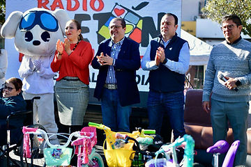 Se suma alcalde a la colecta del Radio Teletón Parralense en su edición 32