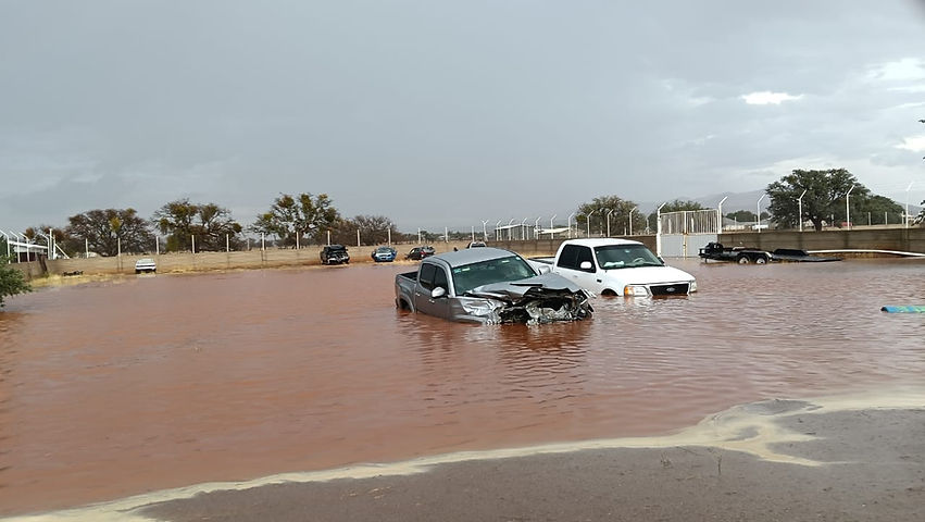 Lluvias intensas han afectado los campos menonitas