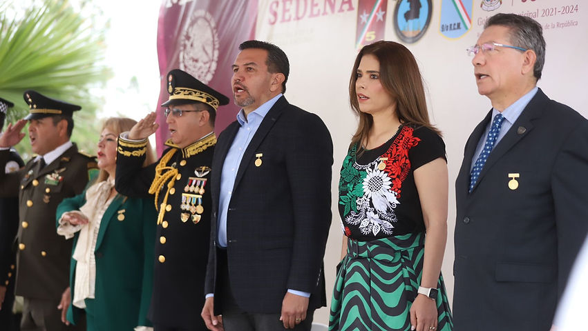 Conmemoran autoridades civiles y militares de Cd. Juárez el Día de los Niños Héroes