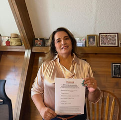 Teresita Ruiz Anchondo se registra para buscar la Coordinación de la 4T en el Distrito 09